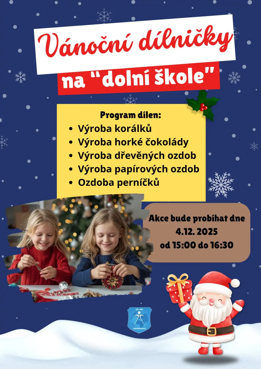 Vánoční dílničky DŠ